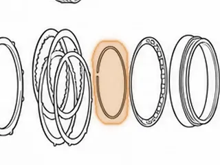 Snap Ring, E4OD Holds Overdrive Return Spring In Drum (Update)(With More Tension) — Part # 36862