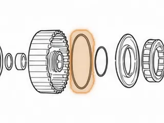Lip Seal, E4OD/4R100 Coast Clutch (Outer) Cast Iron Drum — Part # 36341