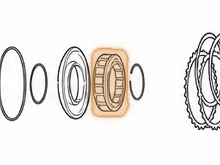 Springs W/Retainer, 4R100 Coast Clutch — Part # 36979A