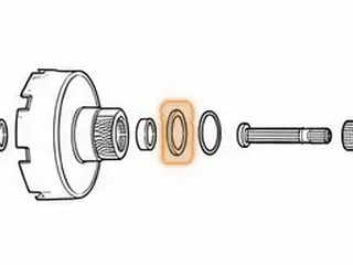 Bearing, AOD Sun Shell (Rear) 1980-93 (Use 76235) — Part # 76244A