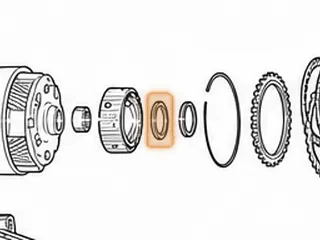 Bearing W/Races, 4R70W/4R75W/4R70E/4R75E Direct Drum To Hub (.185” Thick)(20 Needles) 2004-Up — Part # 76251H