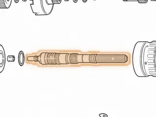 Output Shaft, AOD (16” Long) (7 Teeth Speed-O With 4 Governor Oil Holes) 1988-93 — Part # 76678AA