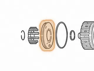 Piston, AOD Direct Clutch (Cast Iron Drum) (Can Use 76965A) (Check Ball Is Staked Into Piston, No Metal Retainer)… — Part # 76965