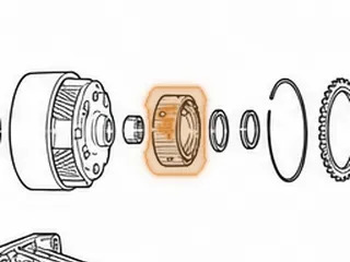 Clutch Hub, AOD Direct Clutch (Cast #AA) 1980-82 — Part # 76575A