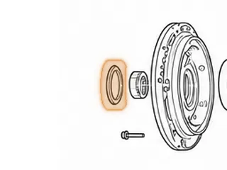Seal, 5R110W Front With Flange (Gray Casing W/Brown Viton)(Rubber) 2003-Up — Part # 76070C