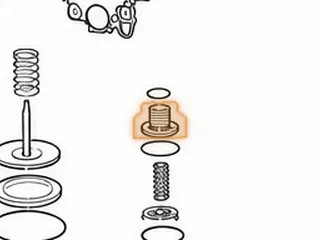 Piston Kit, AOD/AODE/4R70W 2-3 Accumulator 1980-96 (Sonnax) (Contains: 2 Sleeves, 1 Piston & 2 D-Rings) — Part # S76932K