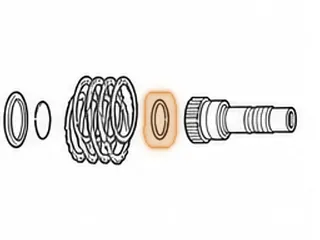 Bearing, 4T40E Direct/Coast Clutch Drum to Input Sun Gear Shaft (Front) 1995-11 — Part # 14231A