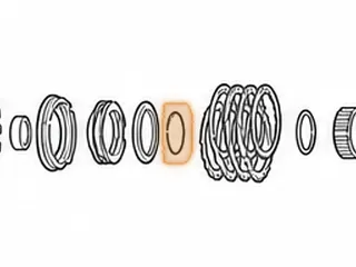 Snap Ring, 4T40E Holds Coast Clutch Spring Retainer In Drum 1995-11 — Part # 14871A