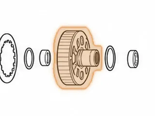 Reaction Carrier Shaft, 4T40E (Holds Direct Fri)(Splines Into Reaction Carrier) 1995-11 — Part # 14555A