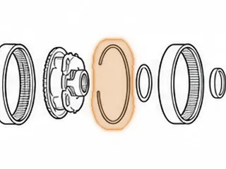 Snap Ring, 4T40E Holds Reaction Planet Ring Gear to Input Planet (.058”) 1995-11 — Part # 14889A