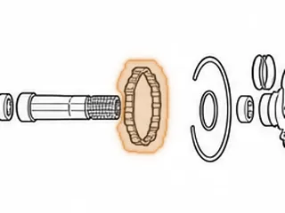 Sprag, 4T40E Low Roller Clutch (16 Rollers, Black Plastic Cage) — Part # 14652A
