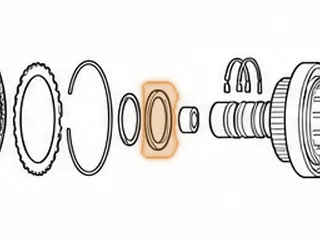 Washer, 4T40E Driven Sprocket Support to Dir/Coast Drum .061” (Brown, Plastic) 1995-11 — Part # 14230A
