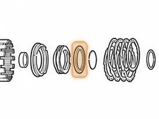 Retainer, 4T40E Coast Clutch Spring 1995-11 — Part # 14989A
