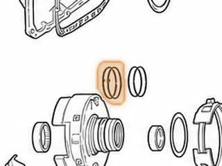 Ring, 440-T4 2nd Clutch (Metal) 1983-86 — Part # 84179