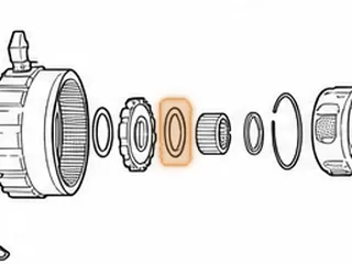 Shim, 4T65E (AWD) Park Gear To Final Drive Sun Gear (With Inner Splines) 1997-Up — Part # 84255G