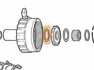 Bearing, 440-T4/4T60E Park Gear to Ring Gear (2.600”OD) 1983-Up — Part # 84254