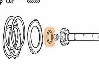 Washer, 4T65E 4th Clutch Hub to Channel Plate (3 Tab) 1997-Up — Part # 84217G