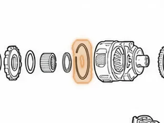 Snap Ring, 440-T4/4T60E/4T65E Holds Pinion Pins in Diff. Housing (Use 76874A) — Part # 84888