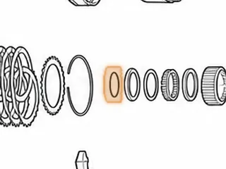 Snap Ring, 4T60E/4T65E Holds Input Sprag in Outer Race (Spiral) L1993-Up — Part # 84881A