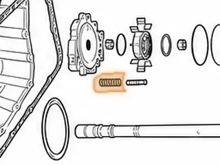 Spring, 440-T4/4T60E/4T65E Pump Slide (Outer) 1983-Up — Part # 84536