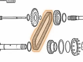 Chain, 125C Drive (Wide)(Round Pins) 1984-Up — Part # 84700A