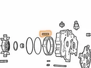 Pin, 440-T4/4T60E/4T65E Pump Slide Pivot (Solid)(With Brass Air Bleed)(Sonnax) — Part # S84535A