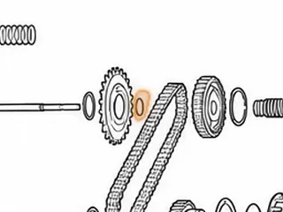 Snap Ring, 125/125C Holds Drive Sprocket to Turbine Shaft 1980-Up — Part # 64880