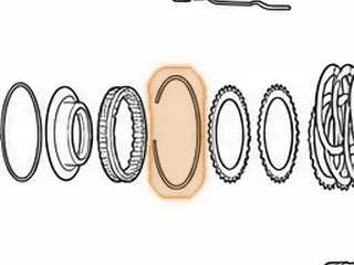 Snap Ring, 4T65E Holds 2nd Clutch Retainer (3 1/4”OD) 1997-Up — Part # 84874G