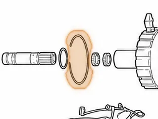 Snap Ring, 440-T4/4T60E/4T65E Holds Differential Ring Gear to Case 1983-Up — Part # 84889