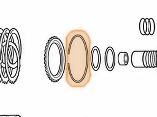 Snap Ring, 440-T4/4T60E Holds 2nd Clutch Beveled Pressure Plate in (.060”) 1990-Up — Part # 84873B