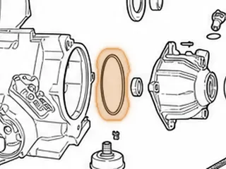 Lathe Cut Seal, 4T60E Extension Housing 1991-Up — Part # 84348