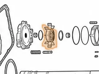 Rotor, 440-T4/4T60E Pump 17.95MM (The Outside Of The Rotor Is Straight Front To Back) (Fits 84500 To 84500EC) (9 Vane)… — Part # 84532AB