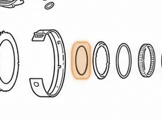 Snap Ring, 4T80E Holds 2nd Sprag to Reverse Drum (Spiral, Not Reusable) 1993-Up — Part # 94864A