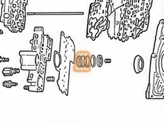 Spring, 4T80E 2-3 Accumulator (Small) 1993-11 — Part # 94931B