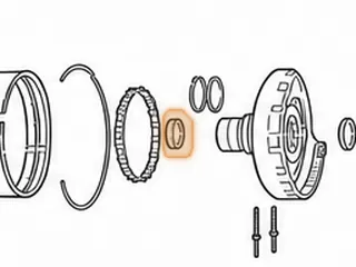Bushing, 4T80E Forward/Coast Clutch Support (Rear, Large) 1993-11 — Part # 94054B
