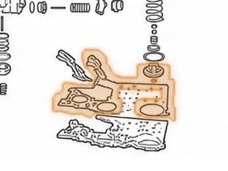 Seperator Plate, 4T80E Lower Valve Body (With Bonded Gaskets) 1997-03 (Code 5347 Or 3957) — Part # 94747C