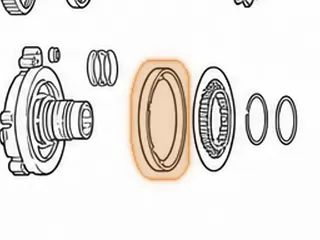 Piston, 4T80E 2nd Clutch (Bonded)(1/2” Wide, Single Wall, For 4 Clutches) 1995-11 — Part # 94962AA