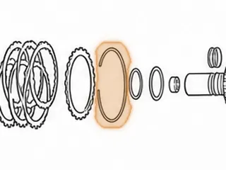 Snap Ring, 4T80E Holds Reverse Clutch Pressure Plate in Drum (Use 94878A) 1993-11 — Part # 94892A