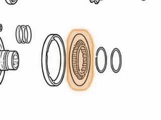 Spring & Retainer, 4T80E 2nd Clutch Return 1993-11 — Part # 94972A