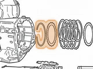 Pressure Plate, 4T80E Forward Clutch .320” (16 Teeth)(Stamped D) 1993-11 — Part # 94148AA