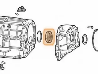 Ball Bearing, 68RFE Extension Housing (.705” Thick)(3.150”OD)(1.573”ID)(Cast # China Peer 6208) 2007-Up — Part # 72271C