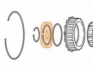 Snap Ring, 68RFE Holds Low Sprag To Race (.046” Thick)(4.632”OD) 2007-Up — Part # 72887C
