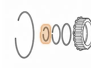 Snap Ring, 45RFE Low Sprag To Drum (2.585”OD) (.062” Thick) — Part # 72888A