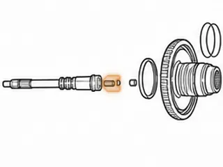 Ball & Capsule, 45RFE Drainback Check Valve 1999-Up (Inside Input Shaft (Rear) — Part # 72480A