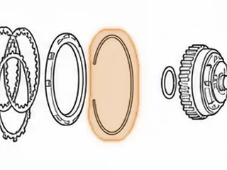Snap Ring, 45RFE/68RFE Reverse Clutch (Top) Selective (7 1/8” OD) 1999-Up — Part # 72892A