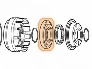 Piston, 45RFE/68RFE Underdrive Clutch (Inner) Bonded (6 1/8”OD)(2 3/4”ID) 1999-Up (Black Piston)… — Part # 72980A