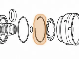 Snap Ring, 45RFE/68RFE Holds Return Spring In Piston (6 5/16”OD) (.060” Thick) 1999-Up — Part # 72862A