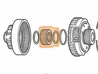 Sun Gear, 45RFE Reaction (42 Teeth Left Angle) (2.650”OD) (1.215” Thick) — Part # 72616A