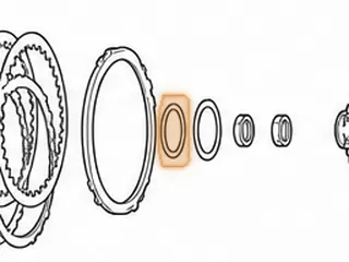 Bearing, 45RFE/68RFE 2-4 Drum To Ring Gear Hub (2 Tabs)(.150” Thick)(2.663”OD) (1.945”ID) ............... 1999-Up… — Part # 72226A
