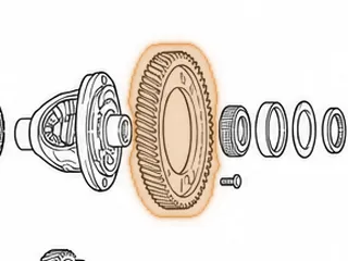 Ring Gear, 50-4LE (69 Teeth) (3 Groove) — Part # 89720D